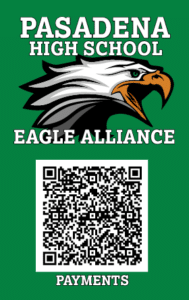 Pasadena High School Band - Eagle Alliance - Vertical Banner Logo